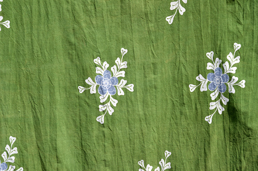 Indonesian woven sarong background