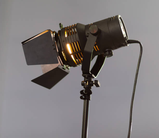 istock Lighting fixture on a stand in a photo studio 2072568960