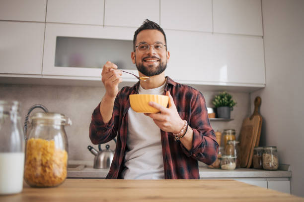 istock Enjoying your morning meal. 2072671355