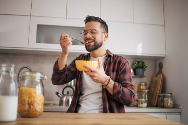 istock Enjoying your morning meal. 2072674454