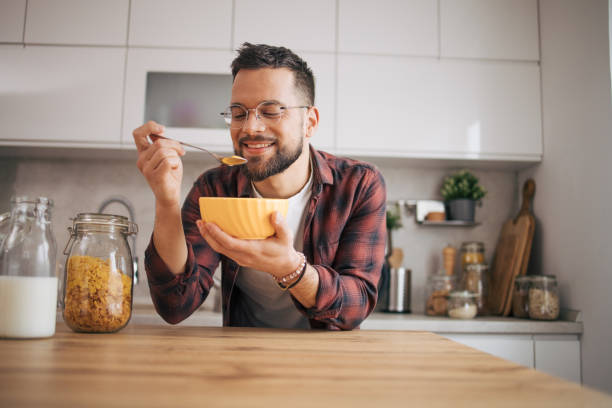 istock Enjoying your morning meal. 2072674458