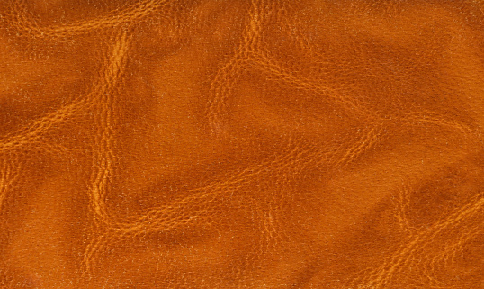 Close up of smooth genuine leather.