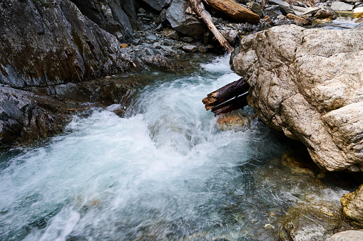 Gilfenklamm gorge. Racines. Autonomous Province of Bolzano. Trentino-Alto Adige. Italy.