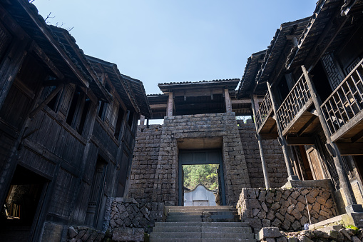 It is located in Yongkang Ancient Architectural Film and Television Base, Zhejiang, China