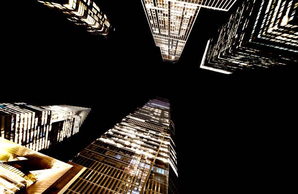 istock Towers in the night. 2072728828