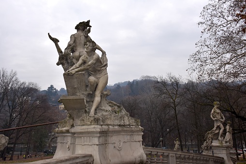 The fountain of the months and seasons in Turin