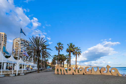 Playa de La Malagueta is the most famous beach of Málaga and one of the best beach in the whole Andalusia
