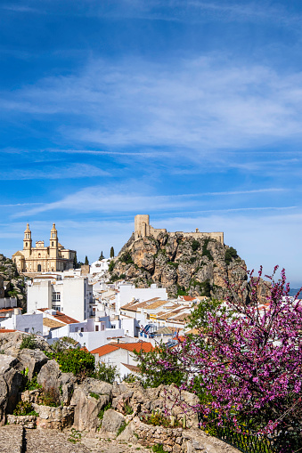 The Arab Castle and the neoclassical Encarnación Church are the two historic landmarks of Olvera, a characteristic town set atop a spur in the mountains of Cadiz