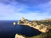 Mirador Del Puat, Cap de Formentor, Mallorca, Balearic islands, Spain