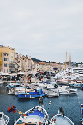 port of the city of Saint Tropez in France, on September 4, 2023