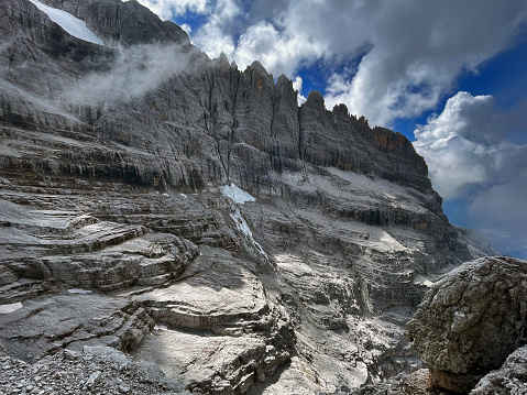 Alpine Altitudes: Exposed Via Ferrata Trail in Adamello Brenta, Bocchette, Dolomites