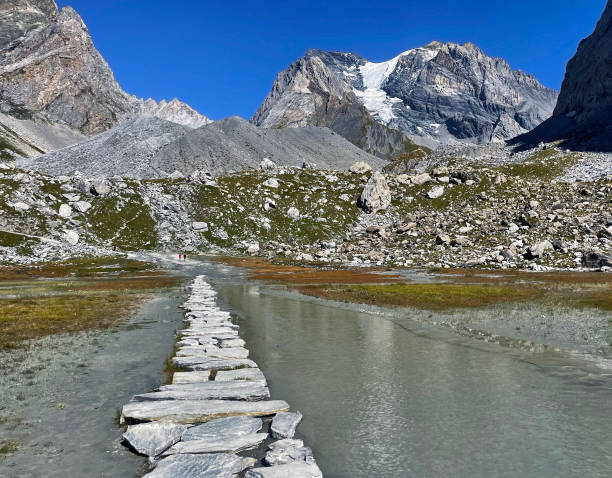 ヴァノワーズ国立公園のレイク・アドベンチャーズ、オート・アルプス、フランス - european alps europe high up lake ストックフォトと画像