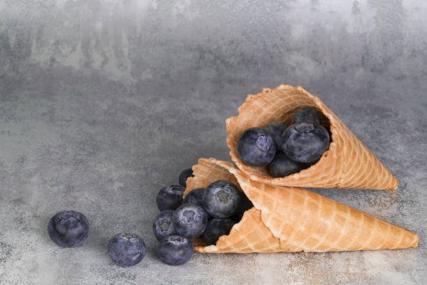 istock photo of Fresh blueberries on background 2073105105