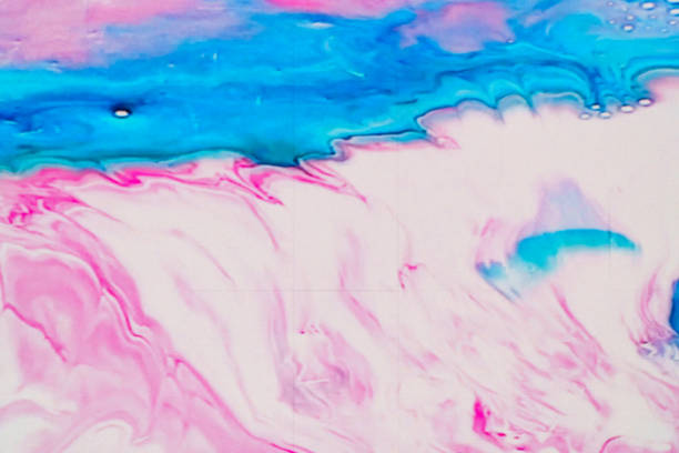 LED Screen Melting of Pigments Background