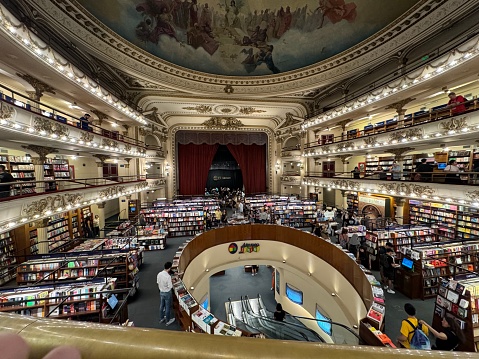 The El Ateneo Library in Buenos Aires, Argentina