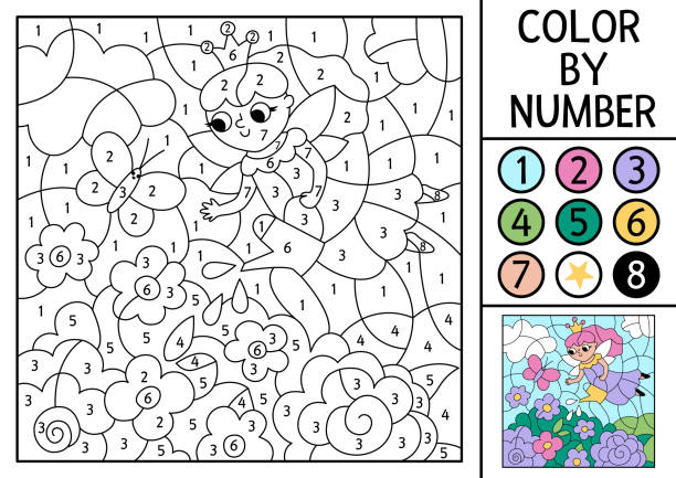 6,300+ Coloring By Number Stock Illustrations, Royalty-Free Vector Graphics & Clip Art - iStock | Paint by number 6-300-coloring-by-number-stock-illustrations-royalty-free-vector-graphics-clip-art-istock-paint-by-number