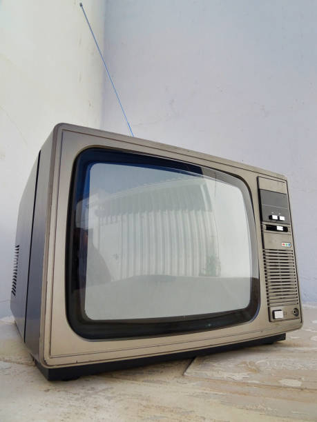 istock a small television set that looks like it could be from the 1970s's 2073300123