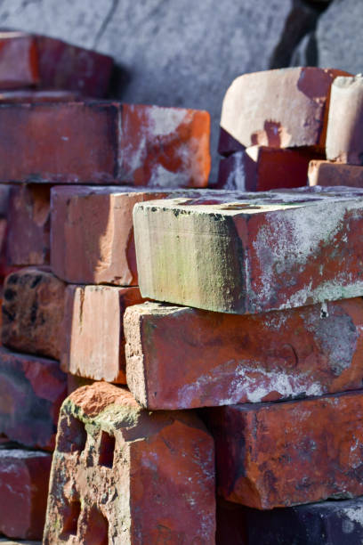 istock Red bricks lying on top of each other 2073311650