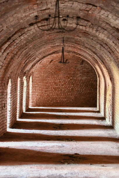 istock Photo of a room with archways inside a building 2073312698