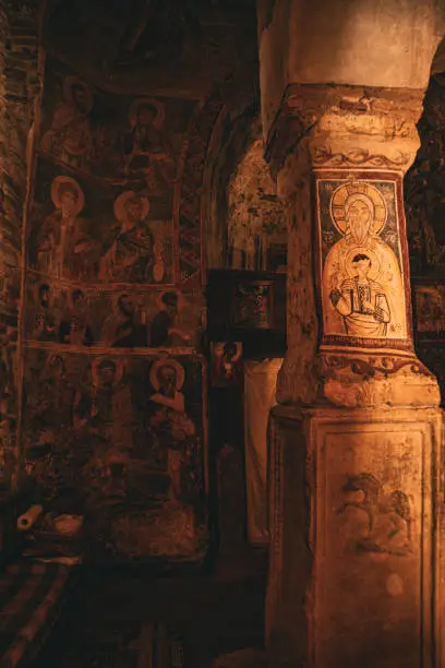 Photo of Interior of the Church in Maramures Romania