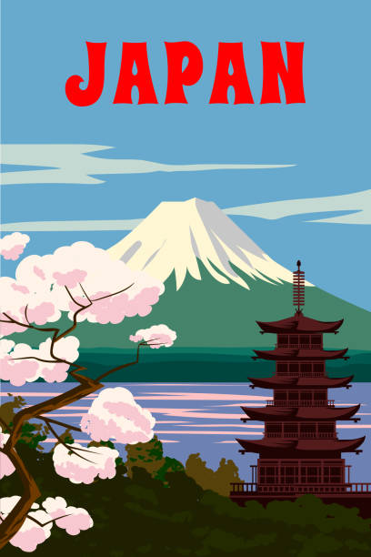 5,100+ Japan Travel Poster Stock Illustrations, Royalty-Free