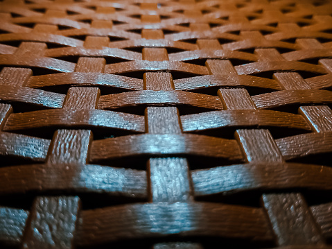 Close-up view of the surface of the webbing