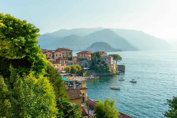 istock View from above of Varenna 2073557052
