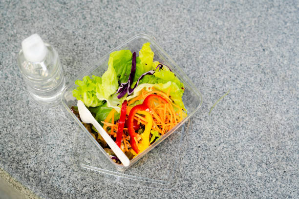 Fresh Salad in a Takeaway Box