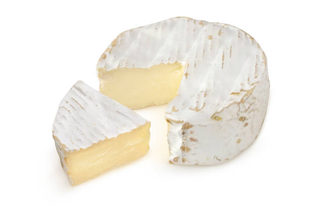 istock Camembert cheese isolated on white background 2073696661