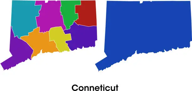 Vector illustration of Conneticut