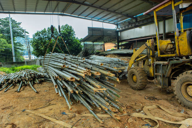 Bamboo in the factory
