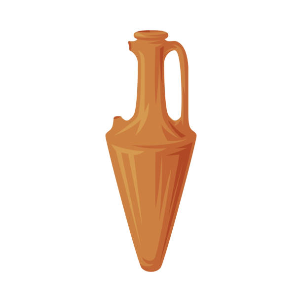 istock Clay or Ceramic Amphora as Greece Object and Traditional Cultural Symbol Vector Illustration 2073749323