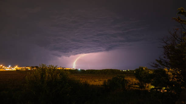 istock Electrifying Symphony: Capturing the Dance of Lightning in the Storm 2073753122