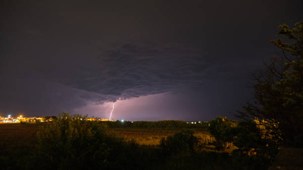 istock Electrifying Symphony: Capturing the Dance of Lightning in the Storm 2073753657