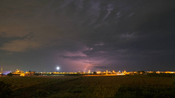 istock Electrifying Symphony: Capturing the Dance of Lightning in the Storm 2073754181