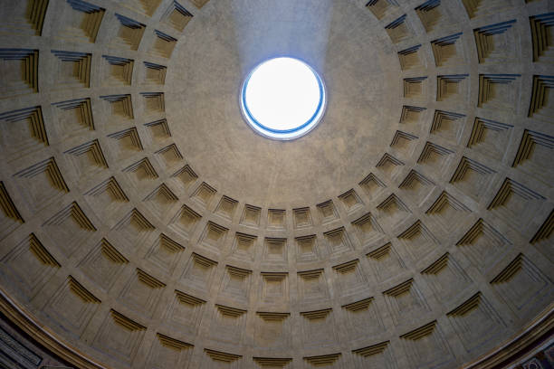 istock Dome view in the Pantheon in Rome 2073756282