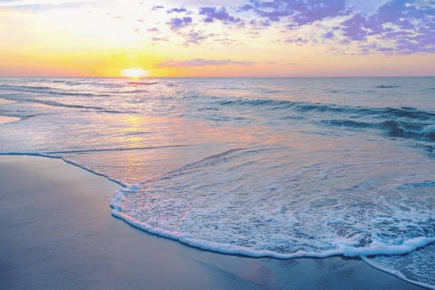 istock Beach Scene at Sunrise-Hilton Head, South Carolina 2073907091