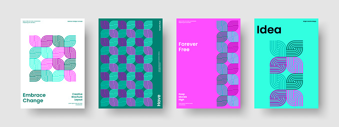 Forward Poster Design Creative Poster Design Modern Background Template Geometric Banner ...