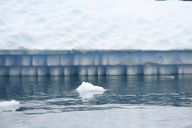 ice in the water near Dawes Glacier