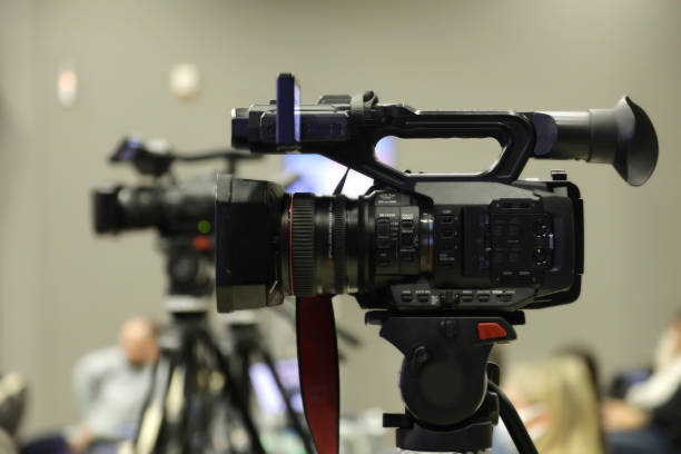 istock Video cameras - tv cams 2073993652
