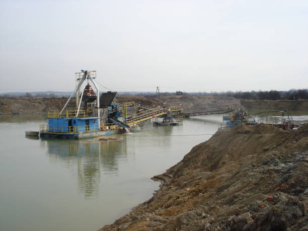 Industrial cement mixer.
