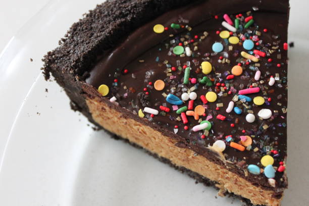 istock Last slice of Peanut Butter Pie ready to be devoured 2074026690