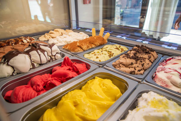 istock Selection of Gelato Flavors 2074069344