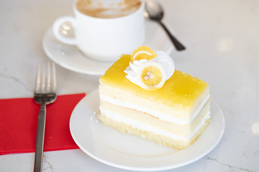 Lemon Cake and Coffee