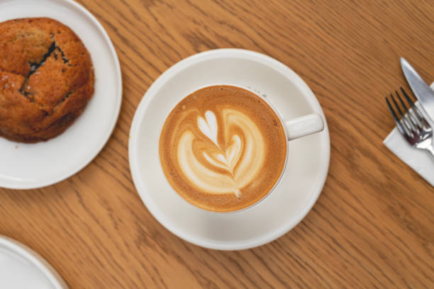 istock latte coffee and chocolate chip cookies 2074099020