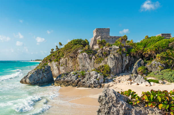 Tulum Beach and Mayan Ruins, Mexico