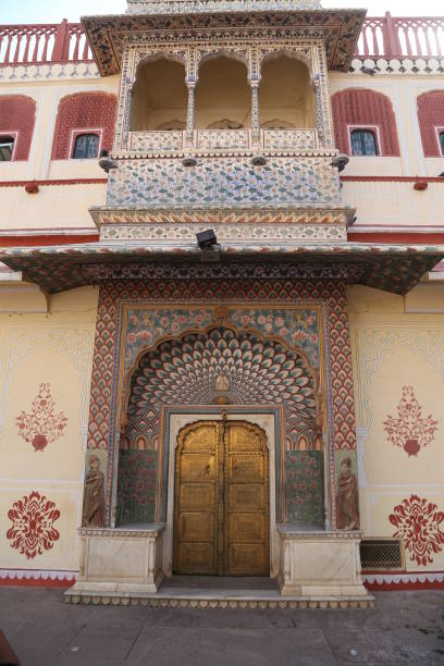 istock Castle Door in Jaipur India 2074120376
