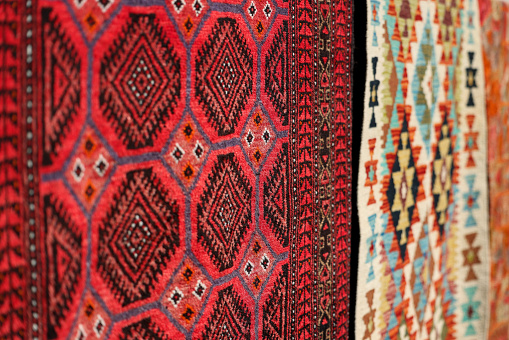 Turkish carpets at Grand Bazaar in Istanbul