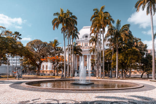 Recife, Pernambuco, Brazil: Famous town square in recife downtown.