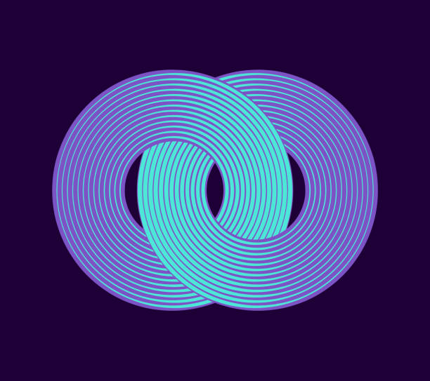 Two Color Interlocking Design 50+ 2 Interlocking Circles Stock Illustrations, Royalty-Free Vector ...